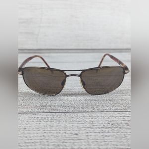 Maui Jim Kahuna Brown Copper/Havana MJ 162-23 Rectangle Sunglasses Polarized